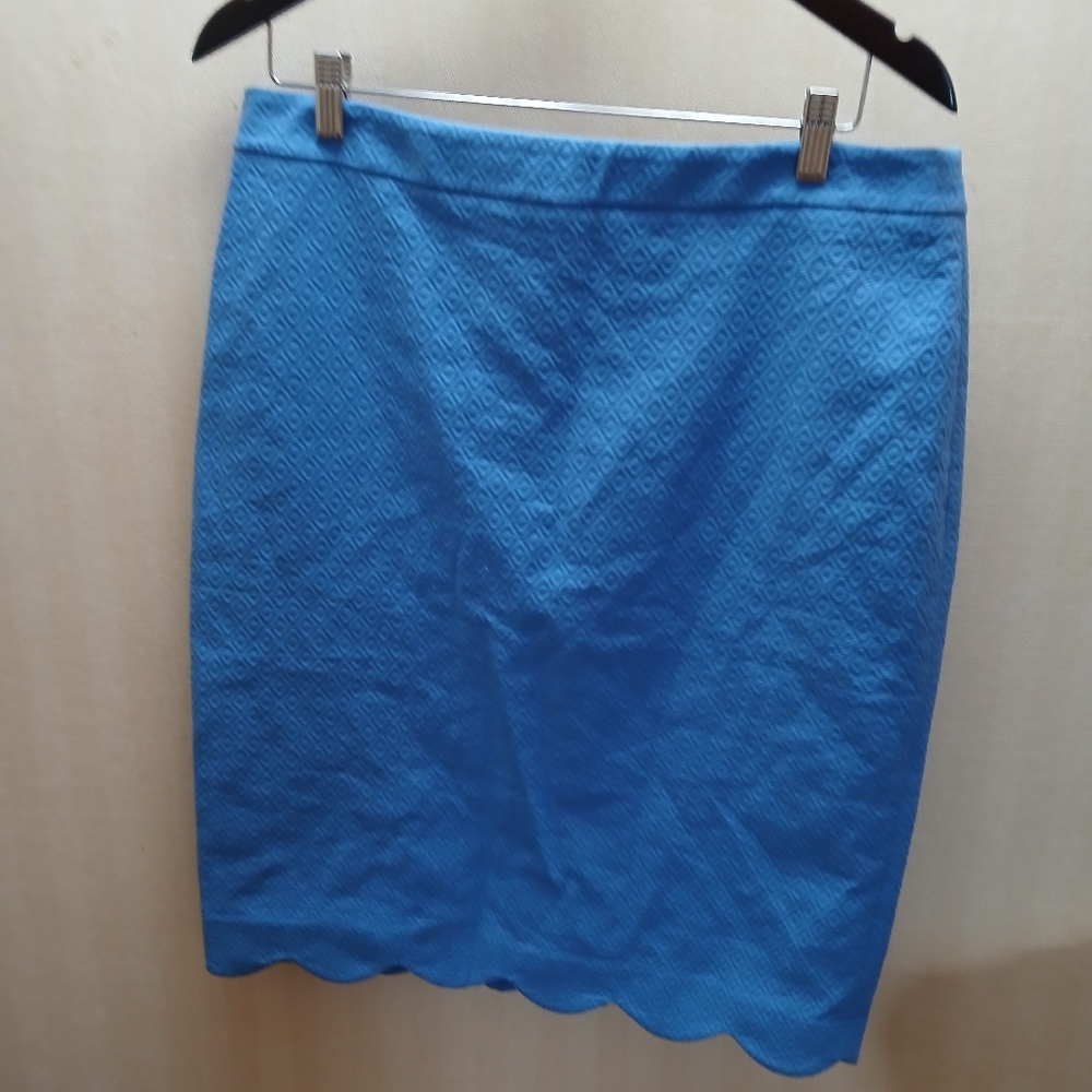 Talbots Vibrant Blue Pencil Skirt
